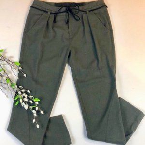 🌸3/$20- Joe Jeans Dark Green Cinched Waist Pants